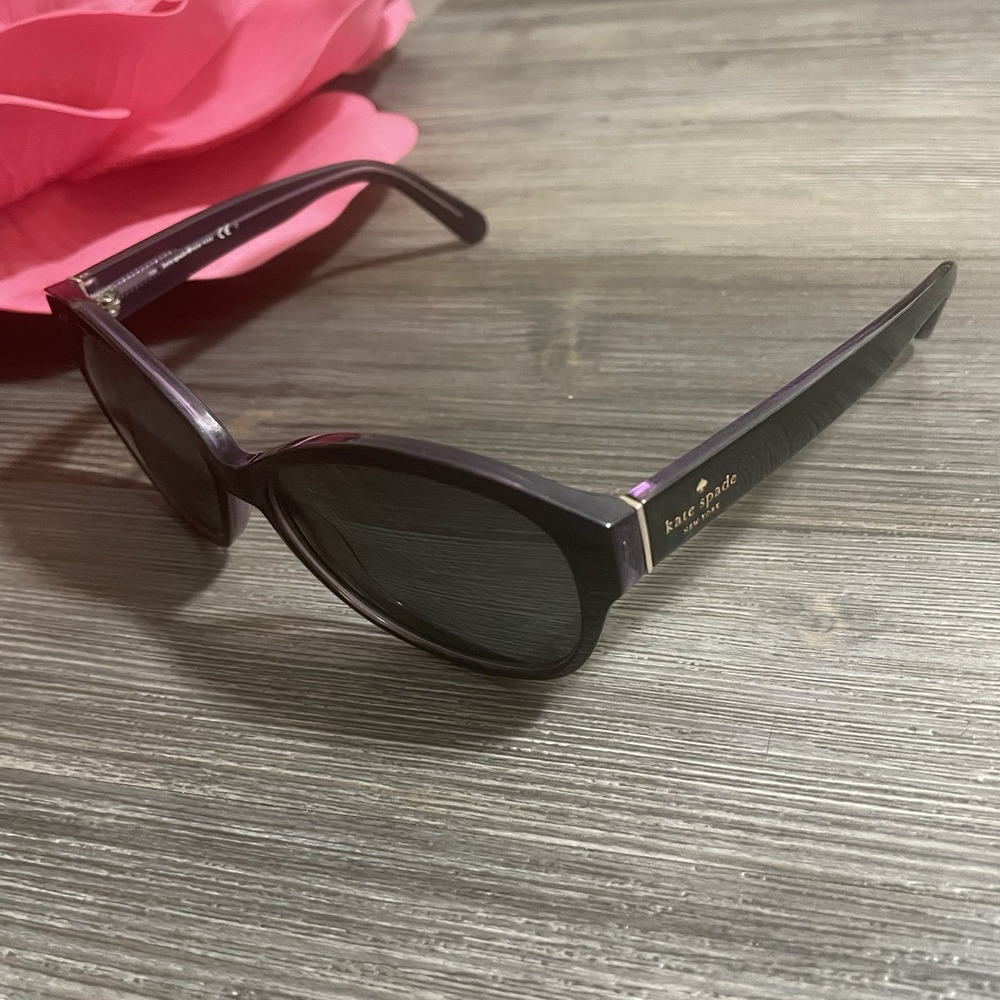 KATE‎ SPADE Kiersten/S W36 Y6 Sunglasses FRAMES 56/15 135 4-6 Purple Black *READ